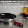 image:imageTFal Professional VX3 Brushed Nonstick with Stainless Steel Handle Cookware Set 8 Piece Oven Broiler Safe 400F Cookware Pots and Pans Restaurant amp Business Grade Certified NSF and CBA Black8 Piece