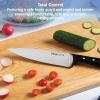 image:imageTfal Ice Force German Stainless Steel Kitchen Knife Set and Wood Block 8 Piece Long Lasting Sharpness High Cutting Precision Superior Durability Ultra Sharp Blades Cookware Kitchen Gadget BlackBread Knife