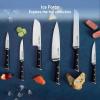 image:imageTfal Ice Force German Stainless Steel Kitchen Knife Set and Wood Block 8 Piece Long Lasting Sharpness High Cutting Precision Superior Durability Ultra Sharp Blades Cookware Kitchen Gadget Black4Piece Knife Set