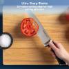 image:imageTfal Ice Force German Stainless Steel Kitchen Knife Set and Wood Block 8 Piece Long Lasting Sharpness High Cutting Precision Superior Durability Ultra Sharp Blades Cookware Kitchen Gadget Black4Piece Knife Set