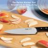 image:imageTfal Ice Force German Stainless Steel Kitchen Knife Set and Wood Block 8 Piece Long Lasting Sharpness High Cutting Precision Superior Durability Ultra Sharp Blades Cookware Kitchen Gadget BlackChef Knife