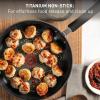 image:imageTfal Professional VX3 Brushed Nonstick Fry Pan with Stainless Steel Handle 85Inch Oven Broiler Safe 400F Cookware Pots and Pans Skillet Restaurant amp Business Grade Certified NSF and CBA BlackHard Anodized Nonstick