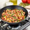 image:imageTfal Professional VX3 Brushed Nonstick Fry Pan with Stainless Steel Handle 85Inch Oven Broiler Safe 400F Cookware Pots and Pans Skillet Restaurant amp Business Grade Certified NSF and CBA BlackNonStick