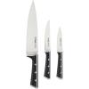 image:imageTfal Ice Force German Stainless Steel Kitchen Knife Set and Wood Block 8 Piece Long Lasting Sharpness High Cutting Precision Superior Durability Ultra Sharp Blades Cookware Kitchen Gadget Black3Piece Knife Set