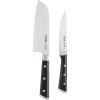 image:imageTfal Ice Force German Stainless Steel Kitchen Knife Set and Wood Block 8 Piece Long Lasting Sharpness High Cutting Precision Superior Durability Ultra Sharp Blades Cookware Kitchen Gadget Black2Piece Knife Set
