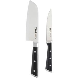 image:imageTfal Ice Force German Stainless Steel Kitchen Knife Set and Wood Block 8 Piece Long Lasting Sharpness High Cutting Precision Superior Durability Ultra Sharp Blades Cookware Kitchen Gadget Black2Piece Knife Set