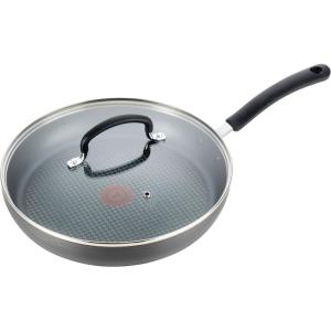image:imageTfal Professional VX3 Brushed Nonstick Fry Pan with Stainless Steel Handle 85Inch Oven Broiler Safe 400F Cookware Pots and Pans Skillet Restaurant amp Business Grade Certified NSF and CBA BlackHard Anodized Nonstick