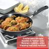 image:imageTfal Ingenio Essentials Cookware Set with DetachableRemovable Handle 11 Piece Granite Titanium Non Stick Oven Broiler Safe 500F Stackable Pots and Pans Set Frying Pans Dishwasher Safe Beige12Piece