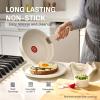image:imageTfal Ingenio Essentials Cookware Set with DetachableRemovable Handle 11 Piece Granite Titanium Non Stick Oven Broiler Safe 500F Stackable Pots and Pans Set Frying Pans Dishwasher Safe Beige11Piece
