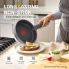 image:imageTfal Ingenio Expertise Non Stick Cookware Set 14 Piece Induction Oven Broiler Safe 500F DetachableRemovable Handle Kitchen Pots and Pans RV Camping Fry Pans Saucepans Dishwasher Safe BlueGray