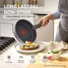 image:imageTfal Ingenio Expertise Non Stick Cookware Set 14 Piece Induction Oven Broiler Safe 500F DetachableRemovable Handle Kitchen Pots and Pans RV Camping Fry Pans Saucepans Dishwasher Safe BlueGray
