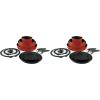 image:imageTfal Ingenio Expertise Non Stick Cookware Set 14 Piece Induction Oven Broiler Safe 500F DetachableRemovable Handle Kitchen Pots and Pans RV Camping Fry Pans Saucepans Dishwasher Safe BlueRed