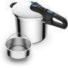 image:imageTfal 22Quart Aluminum Pressure Canner 3 PSI Settings Home Canning Includes Racks amp Canning Guide Large Capacity Pressure amp Water Bath Canning for Vegetables Meats Seafood amp Fruits SilverPressure Cooker