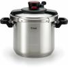 image:imageTfal Clipso Stainless Steel Pressure Cooker 8 Quart Recipe Book Steam Basket EasyOpen Lid Secure Locking System Adjustable Pressure Valve Induction Cookware Pots and Pans Kitchen SilverEasy Open Pressure Cooker