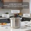 image:imageTfal Clipso Stainless Steel Pressure Cooker 8 Quart Recipe Book Steam Basket EasyOpen Lid Secure Locking System Adjustable Pressure Valve Induction Cookware Pots and Pans Kitchen SilverEasy Open Pressure Cooker