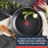 image:imageTFal Experience Non Stick Fry Pan wLid 10 Inch Induction Oven Broiler Safe 400F Compatible with All Cooktops Cookware Deep Frying Pan Cooking Skillet Pots and Pans Dishwasher Safe Black12Piece