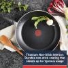 image:imageTFal Experience Non Stick Fry Pan wLid 10 Inch Induction Oven Broiler Safe 400F Compatible with All Cooktops Cookware Deep Frying Pan Cooking Skillet Pots and Pans Dishwasher Safe Black12Inch