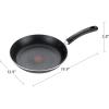 image:imageTFal Experience Non Stick Fry Pan wLid 10 Inch Induction Oven Broiler Safe 400F Compatible with All Cooktops Cookware Deep Frying Pan Cooking Skillet Pots and Pans Dishwasher Safe Black12Inch