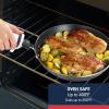 image:imageTFal Experience Non Stick Fry Pan wLid 10 Inch Induction Oven Broiler Safe 400F Compatible with All Cooktops Cookware Deep Frying Pan Cooking Skillet Pots and Pans Dishwasher Safe Black10Inch with lid