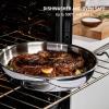image:imageTFal Pro TriPly Stainless Steel Large Dutch Oven Pot with Lid 6 Quart Induction Pot Oven Safe 500F Lid 350F Fast amp Even Heat Professional Quality amp Durability SilverSaut Pan