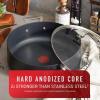 image:imageTFal ProGrade Nonstick Jumbo Cooker WLid amp Helper Handle 5 Quart Induction Oven Broiler Safe 500F Cookware Non Stick Saute Pan Deep Frying Pan Kitchen Pots and Pans Dishwasher Safe BlackPlatinum Hard Anodized