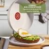 image:imageTFal Specialty Nonstick Saute Pan with Glass Lid 5 Quart Oven Broiler Safe 350F Cookware Deep Frying Pan with Handle Skillet Kitchen Pots and Pans Dishwasher Safe BlackBeige