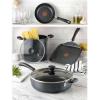 image:imageTFal Specialty Nonstick Saute Pan with Glass Lid 5 Quart Oven Broiler Safe 350F Cookware Deep Frying Pan with Handle Skillet Kitchen Pots and Pans Dishwasher Safe BlackBlack