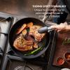 image:imageTFal Stone Force Platinum Non Stick Fry Pan Set 2 Piece 8 inch and 105 inch Oven Broiler Safe 400F Cooking Frying Pans Kitchen Skillets Pots and Pans Set Nonstick Dishwasher Safe Black2Piece Set