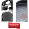 image:imageTfal Advanced Nonstick Cookware Set 12 Piece Oven Broiler Safe 350F Kitchen Cooking Set WFry Pans Saucepans Deep Saute Dutch Oven amp Kitchen Utensils Pots and Pans Dishwasher Safe BlackHard Anodized Nonstick