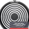 image:imageTfal Advanced Nonstick Cookware Set 12 Piece Oven Broiler Safe 350F Kitchen Cooking Set WFry Pans Saucepans Deep Saute Dutch Oven amp Kitchen Utensils Pots and Pans Dishwasher Safe BlackNonStick