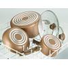 image:imageTfal B039SE64 B039SE Excite ProGlide Nonstick ThermoSpot Heat Indicator Dishwasher Oven Safe Cookware Set 14Piece Red 23 RioBronze