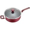 image:imageTfal B039SE64 B039SE Excite ProGlide Nonstick ThermoSpot Heat Indicator Dishwasher Oven Safe Cookware Set 14Piece Red 23 RioRed
