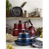 image:imageTfal B039SE64 B039SE Excite ProGlide Nonstick ThermoSpot Heat Indicator Dishwasher Oven Safe Cookware Set 14Piece Red 23 RioRed
