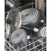 image:imageTfal Initiatives Nonstick Cookware Set 18 Piece Oven Broiler Safe 350F Kitchen Cooking Set wFry Pans Saucepans Saute Pan Dutch Oven Griddle Pots and Pans Home Dishwasher Safe RedStone Gray