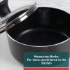 image:imageTfal Initiatives Nonstick Cookware Set 18 Piece Oven Broiler Safe 350F Kitchen Cooking Set wFry Pans Saucepans Saute Pan Dutch Oven Griddle Pots and Pans Home Dishwasher Safe RedBlack