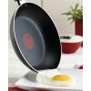 image:imageTfal Initiatives Nonstick Cookware Set 18 Piece Oven Broiler Safe 350F Kitchen Cooking Set wFry Pans Saucepans Saute Pan Dutch Oven Griddle Pots and Pans Home Dishwasher Safe RedStone Gray