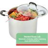 image:imageTfal Initiatives Nonstick Stockpot 8 Quart Oven Safe 350F Cookware Pots and Pans Dishwasher Safe BlackStainless Steel