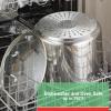 image:imageTfal Initiatives Nonstick Stockpot 8 Quart Oven Safe 350F Cookware Pots and Pans Dishwasher Safe BlackStainless Steel