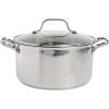 image:imageTfal Performa Stainless Steel Stockpot 95 Inch Induction Oven Broiler Safe 500F Lid Safe 350F Pots and Pans Cookware Silver5 quartMedium