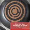 image:imageTfal Signature Non Stick Fry Pan Set 2 Piece 8 and 105 Inch Oven Broiler Safe 350F Heat Indicator Cookware Set Nonstick Frying Pans Skillets Pots and Pans Home Dishwasher Safe Black