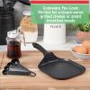 image:imageTfal Specialty Nonstick Mini Griddle 65 Inch Cookware Pots and Pans Dishwasher Safe BlackMiniCheese Griddle