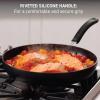 image:imageTfal Ultimate Hard Anodized Nonstick Pots and Pans Set 14 Piece Oven Broiler Safe 400F Kitchen Cooking Set wFry Pans Saucepans Griddle Dutch Oven Dishwasher Safe Cookware BlackGray