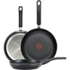 image:imageTFal Experience Non Stick Fry Pan wLid 10 Inch Induction Oven Broiler Safe 400F Compatible with All Cooktops Cookware Deep Frying Pan Cooking Skillet Pots and Pans Dishwasher Safe Black3Piece