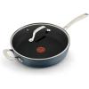 image:imageTFal Platinum Nonstick Jumbo Cooker 5 Quart Induction Oven Broiler Safe 500F Cookware Pots and Pans Dishwasher Safe SlatePlatinum Nonstick
