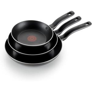 image:imageTfal Advanced Nonstick Cookware Set 12 Piece Oven Broiler Safe 350F Kitchen Cooking Set WFry Pans Saucepans Deep Saute Dutch Oven amp Kitchen Utensils Pots and Pans Dishwasher Safe BlackNonStick