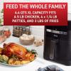 image:imageTfal Air Fryer amp Grill Combo Digital 2in1 44 Qrt black