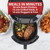 image:imageTfal Easy Fry XXL Air Fryer amp Grill Combo with OneTouch Screen 8 Preset Programs 59 quarts Black amp Stainless Steel