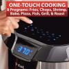 image:imageTfal Easy Fry XXL Air Fryer amp Grill Combo with OneTouch Screen 8 Preset Programs 59 quarts Black amp Stainless Steel