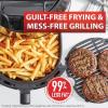 image:imageTfal Easy Fry XXL Air Fryer amp Grill Combo with OneTouch Screen 8 Preset Programs 59 quarts Black amp Stainless Steel