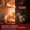image:imageTfal Infrared Air Fryer 2x Faster Than Traditional Heating Large Air Fryer Toaster Oven Combo 6 Qt Digital Touch Screen 7in1 Cooking Functions NoShake Technology 1550W Black63 Quart